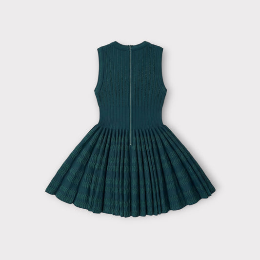 Alaïa Amazonia V-Neck Flared Dress
