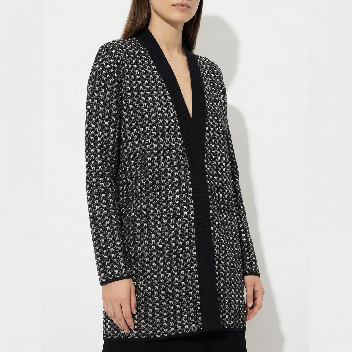 Alaïa Recif Black & Silver Cardigan