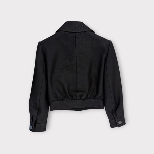Alaïa Rafia Cropped Jacket