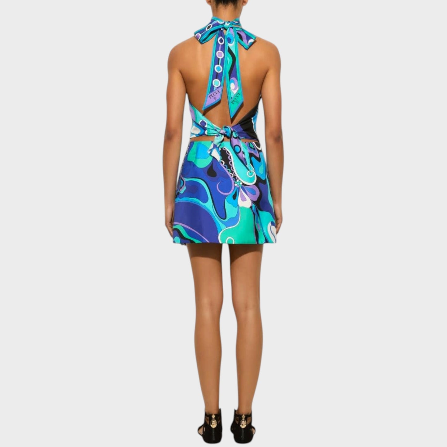 Pucci Silk Wrap Mini Skirt