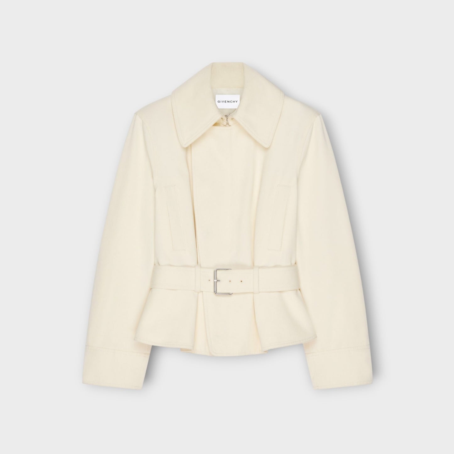 Givenchy Cotton & Wool Cotton Belted Bomber