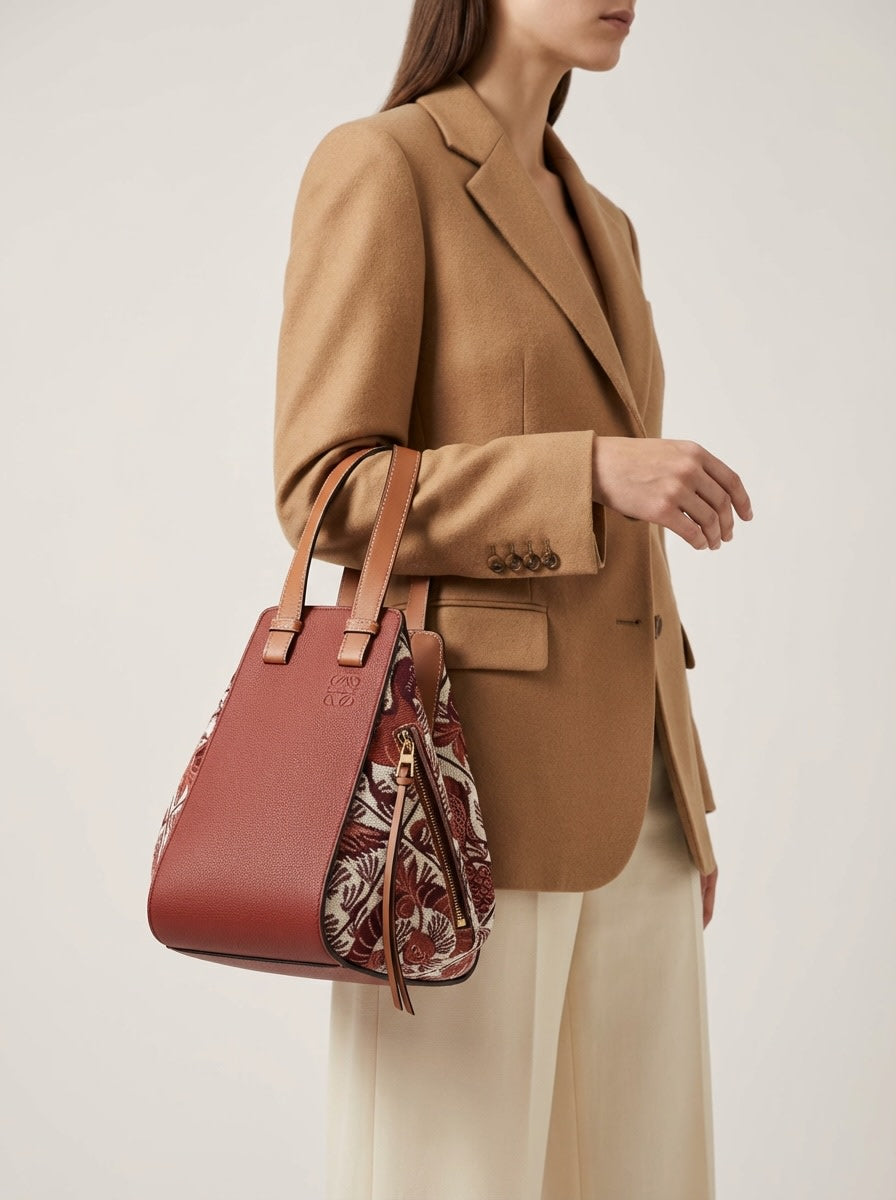 Loewe Jacquard Small Hammock Bag