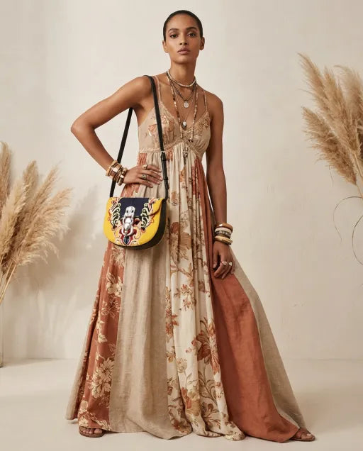 Loewe Lapin Embroidery Heel Bag