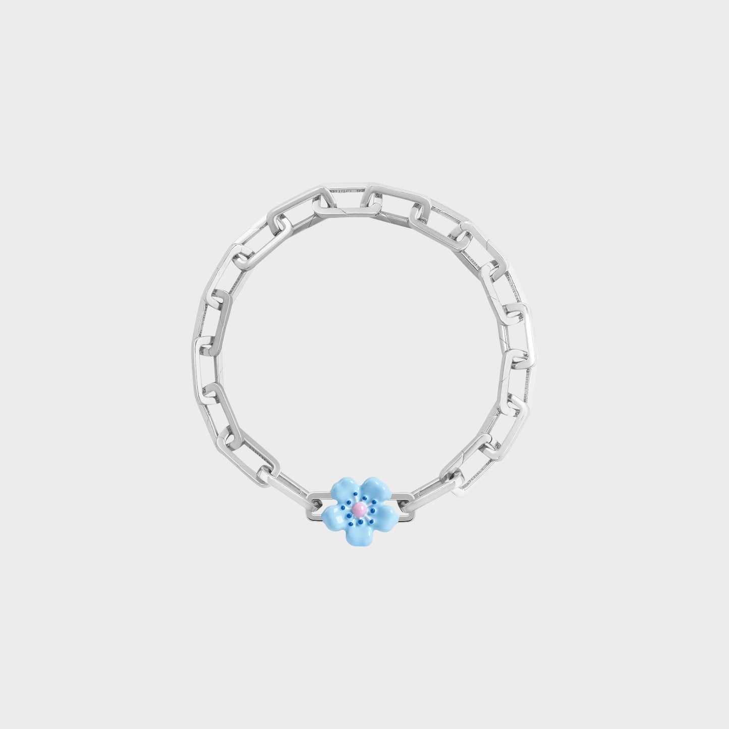 Poubel Blue Flower Charm