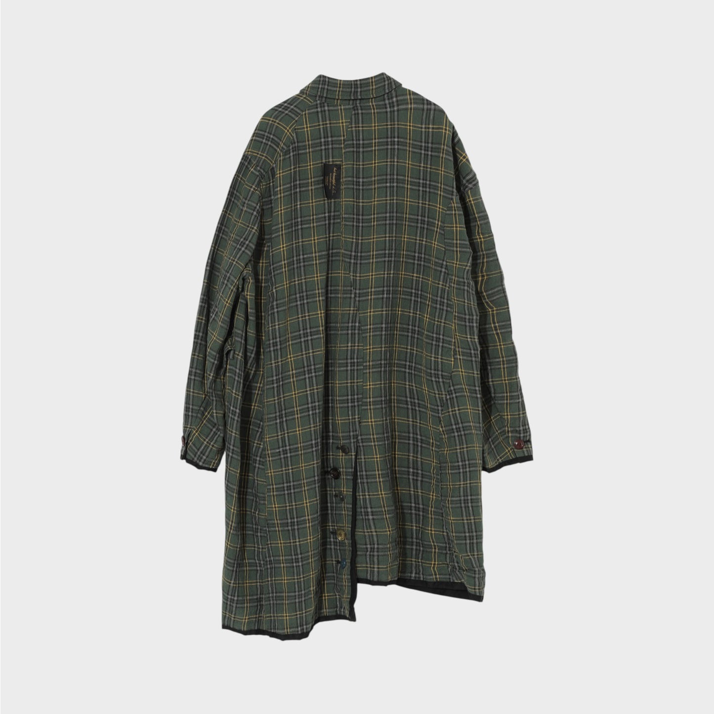 Undercover Green Checked Coat