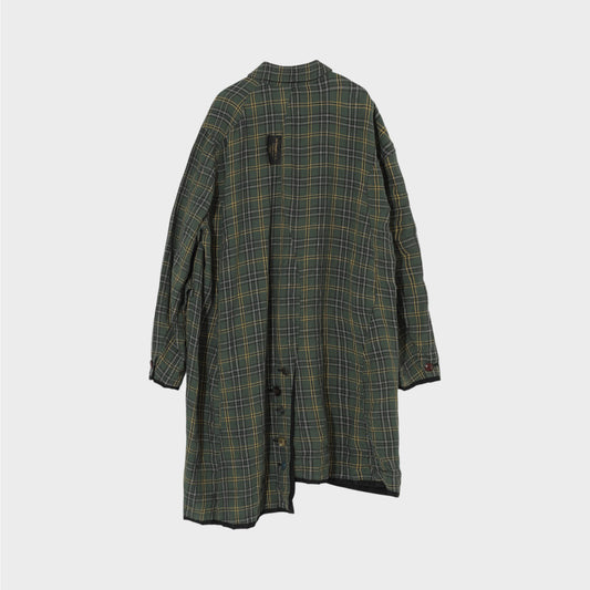Undercover Green Checked Coat