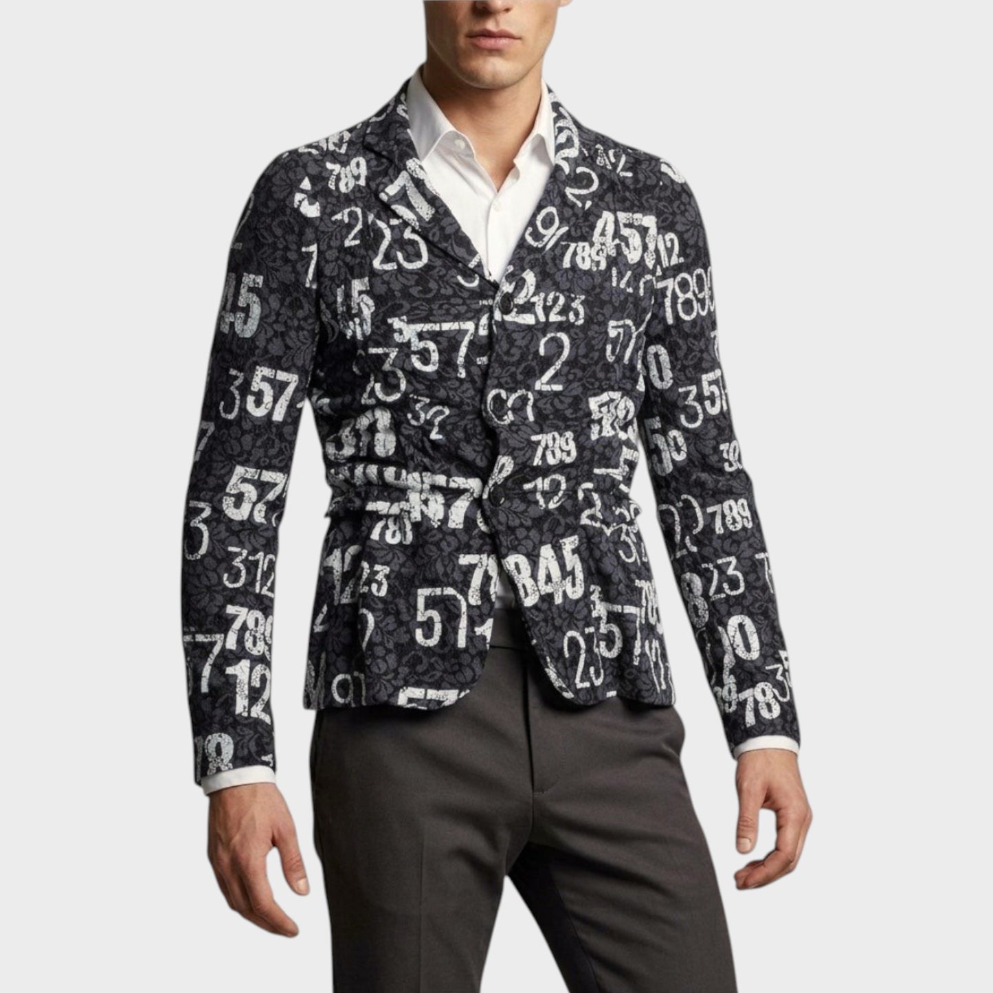 Comme des Garcons Homme Plus Lace Pigment Print Jacket