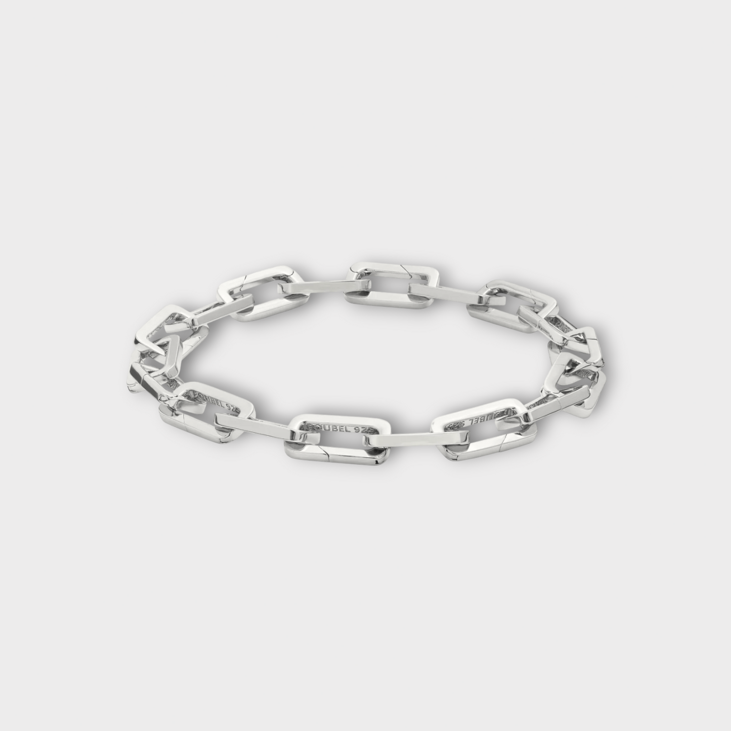 Poubel Bracelet, Silver, Single Charm Adjustable Stearling Silver 11 cm