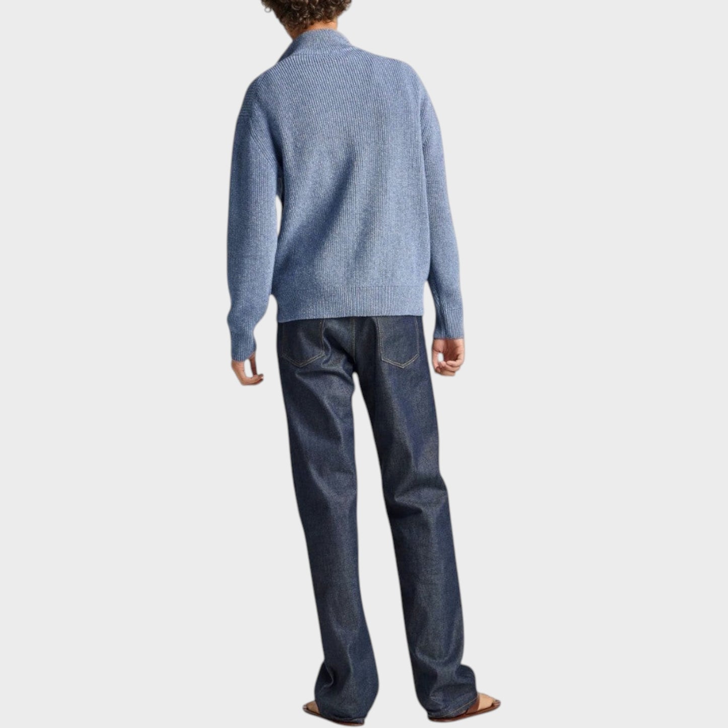 JW Anderson Wool & Cotton Half-Zip Jumper