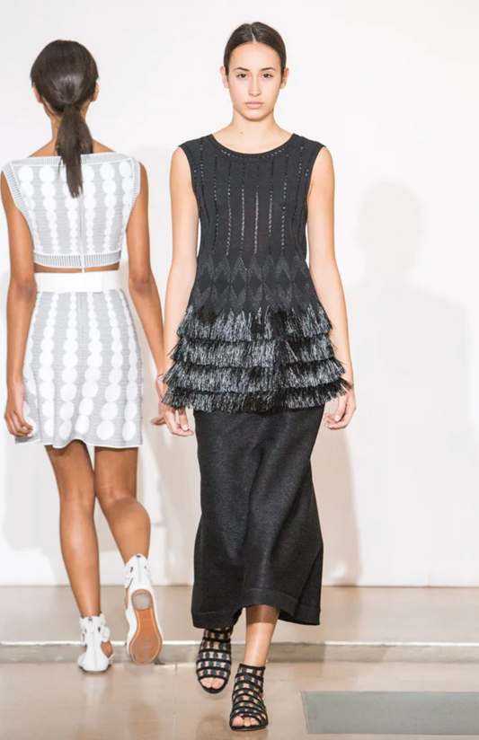 Alaïa Rappa Nui Tunic Top