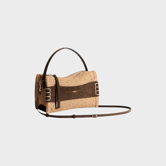 JW Anderson Small Raffia Loafer Bag