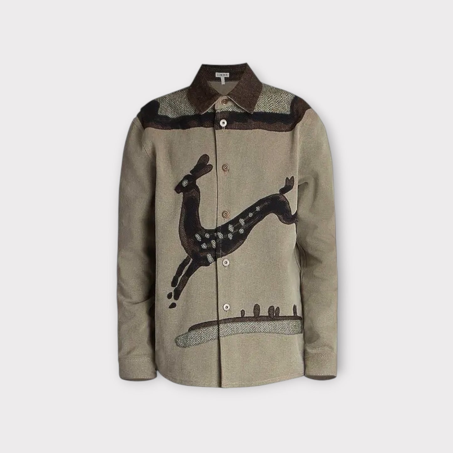 Loewe Deer Intarsia Shirt