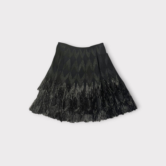 Alaïa Rappa Nui Raffia Fringe Skirt