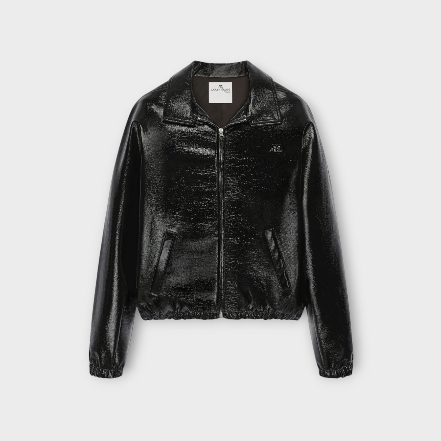 Courreges Vinyl Bomber Jacket