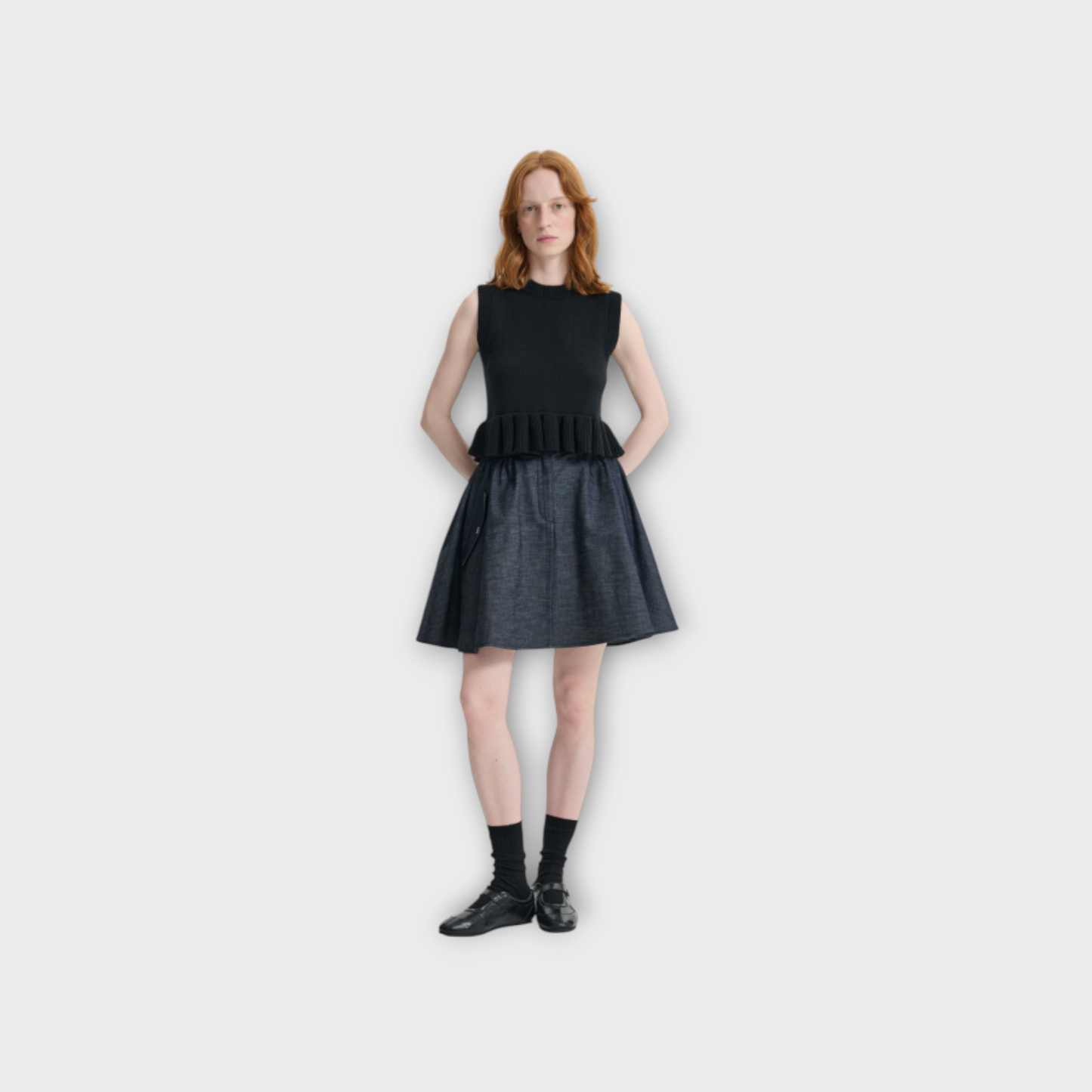 Cecilie Bahnsen Cici Denim Skirt