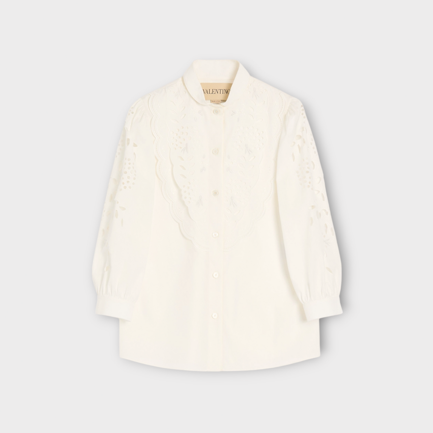 Valentino Cotton Embroidered Shirt