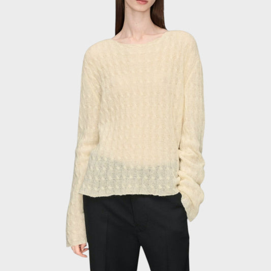 Maison Margiela Wool & Cashmere Braided Sweater