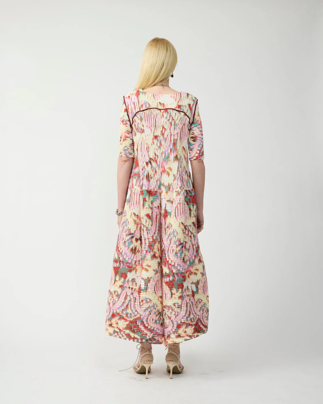 Julia Heuer Uma Hand Pleated Dress