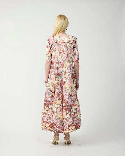 Julia Heuer Uma Hand Pleated Dress