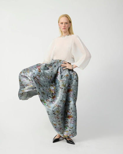 Julia Heuer Kenza Hand Pleated Skirt