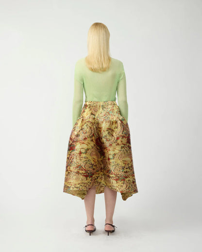 Julia Heuer Kenza Hand Pleated Skirt