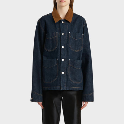 Khaite Wyatt Rigid Denim Jacket