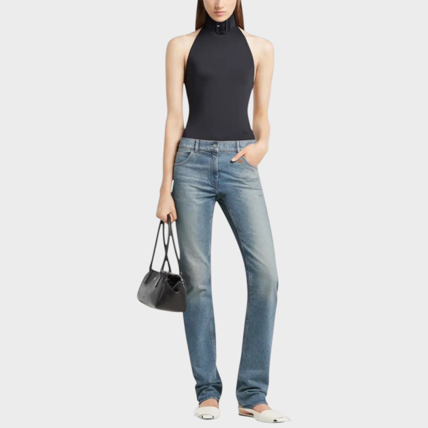 Courreges Straight Denim Pants