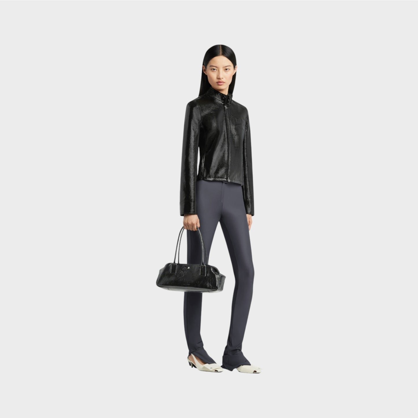 Courreges Naplack Shoulder Bag