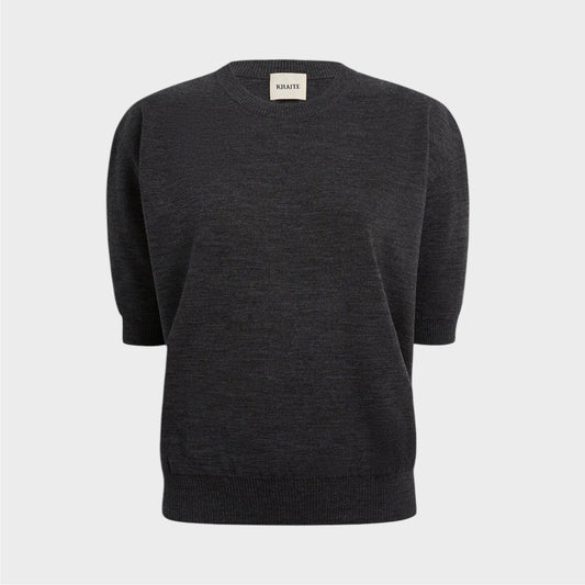 Khaite Faye Merino Wool Knit Top
