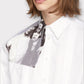 Raf Simons Shirt, White, Cotton Punk Photo Shoulder Print Shirt