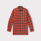 Raf Simons Shirt, Multi, Denim Easy Fit Shirt in Black and Red