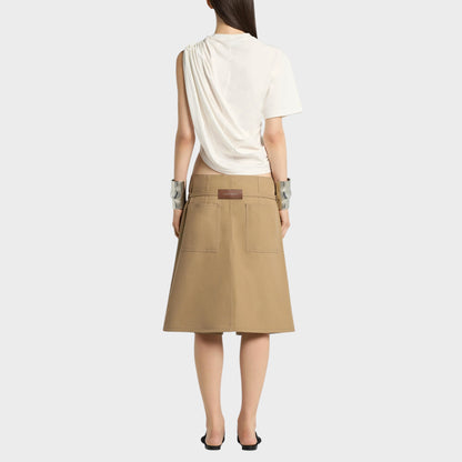 Courrèges Asymmetrical Twist T-Shirt