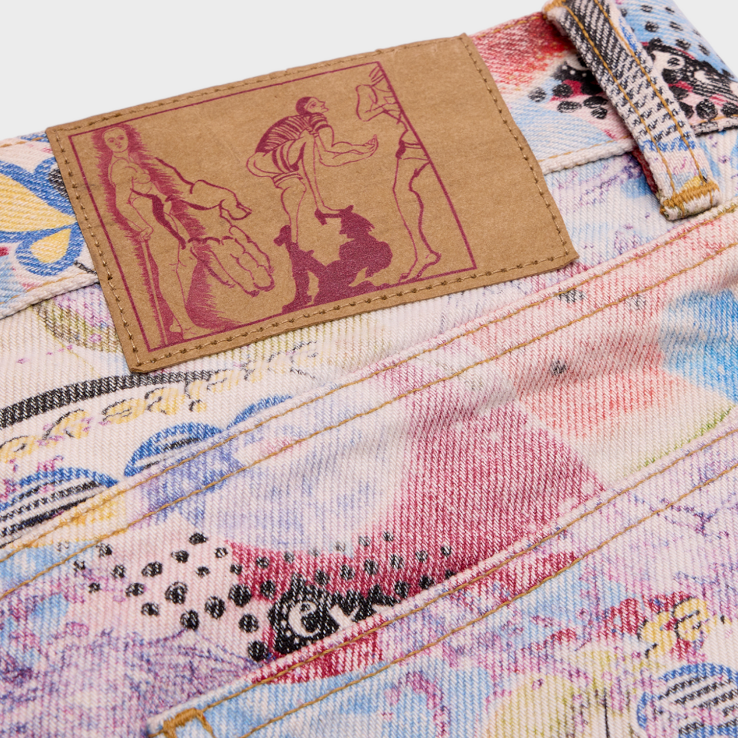 Martine Rose Fruits Denim Pants