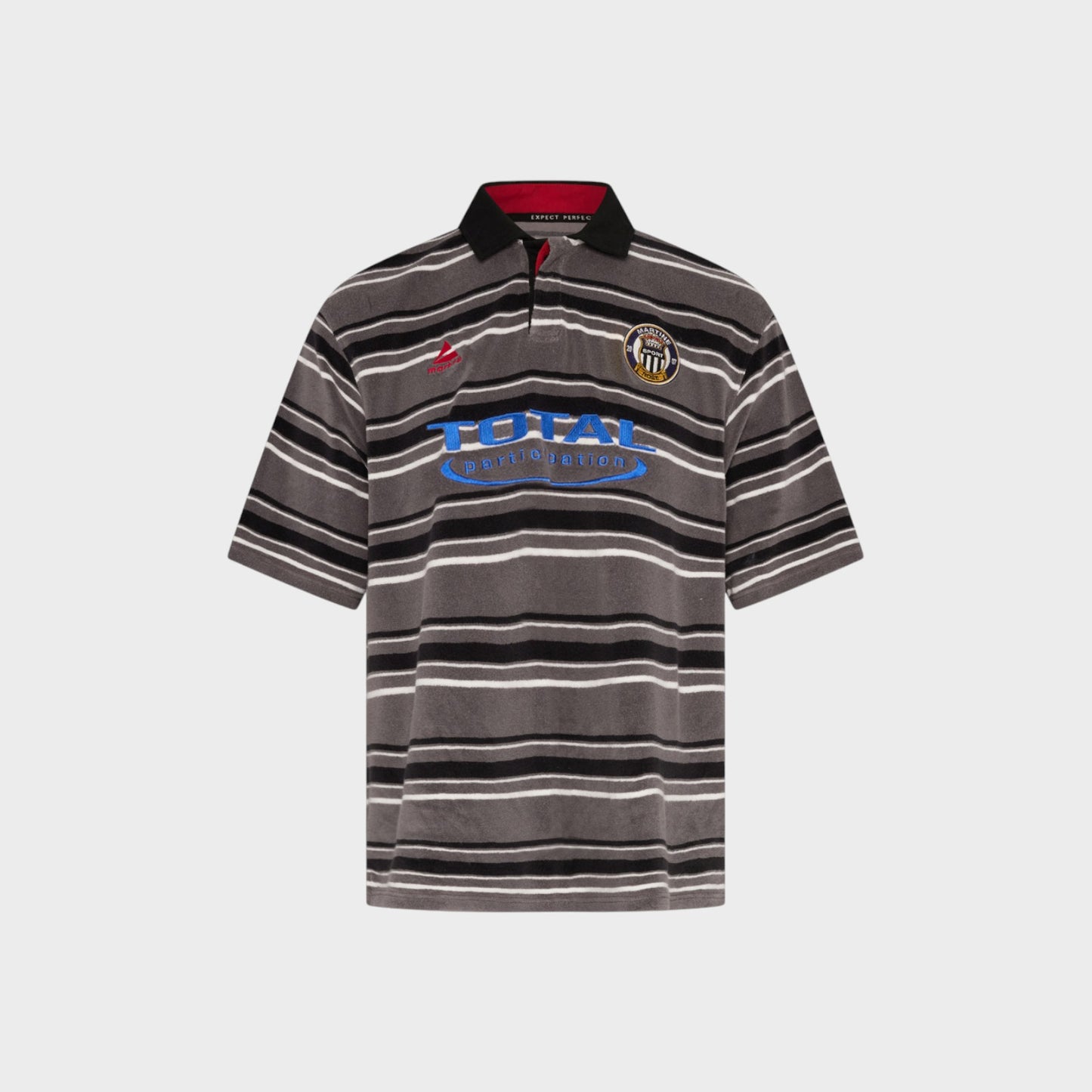 Martine Rose Striped Polo