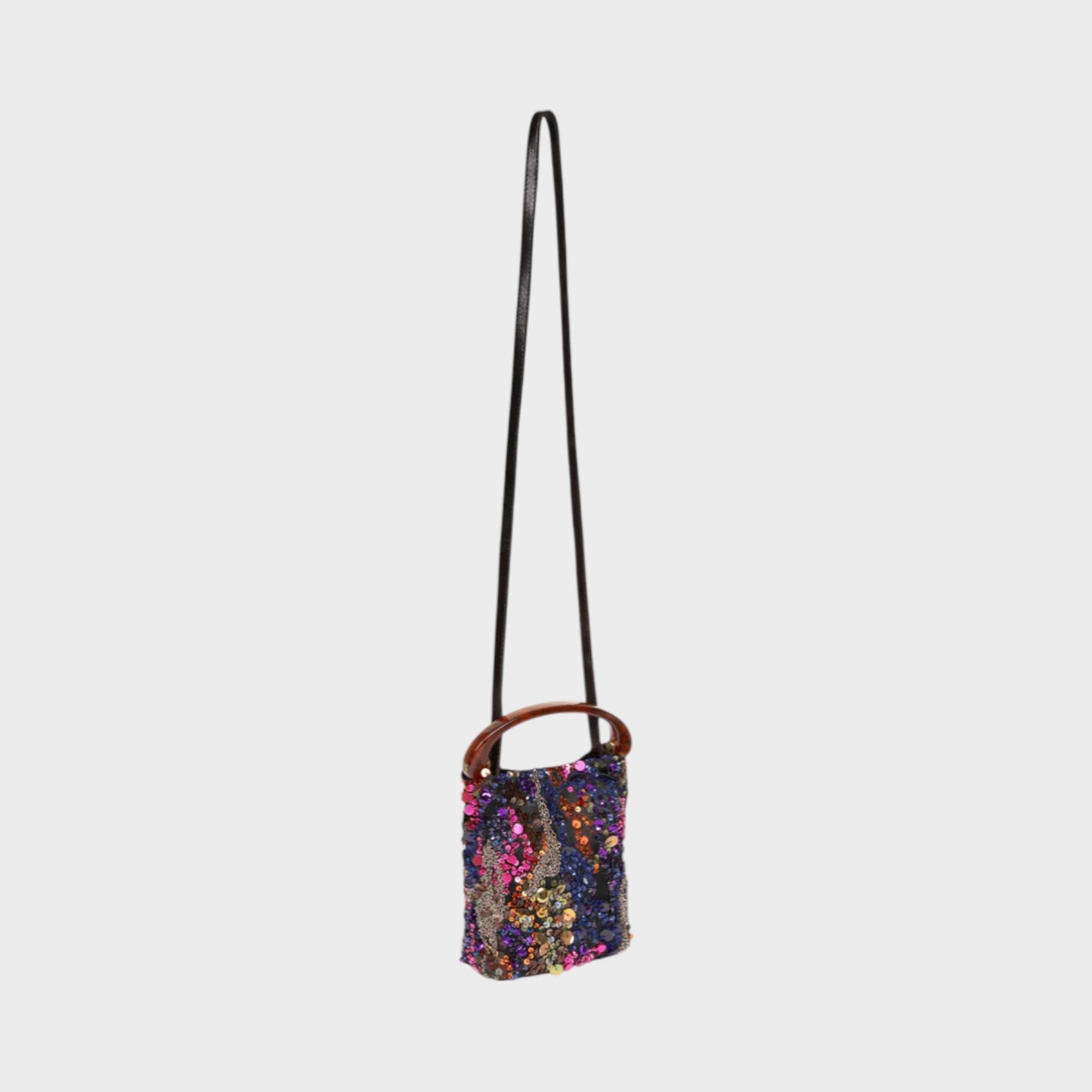 Dries Van Noten Micro Embroidered Bucket Bag