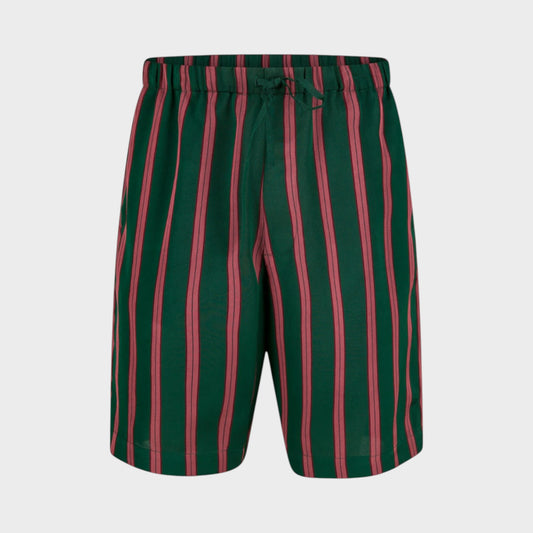 Dries Van Noten Silk Carltone Stripe Shorts