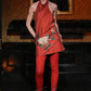 Conner Ives Silk Couture Halter Dress