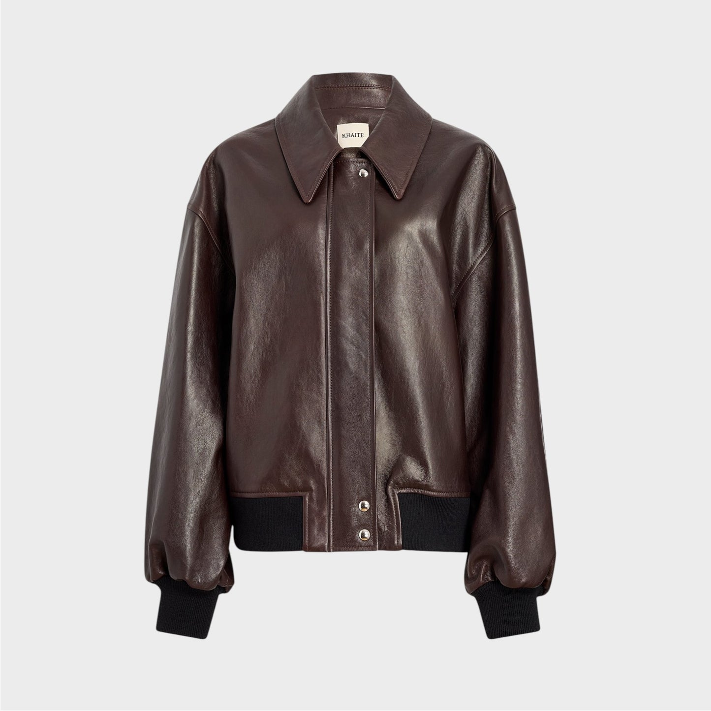 Khaite Shelman Leather Jacket