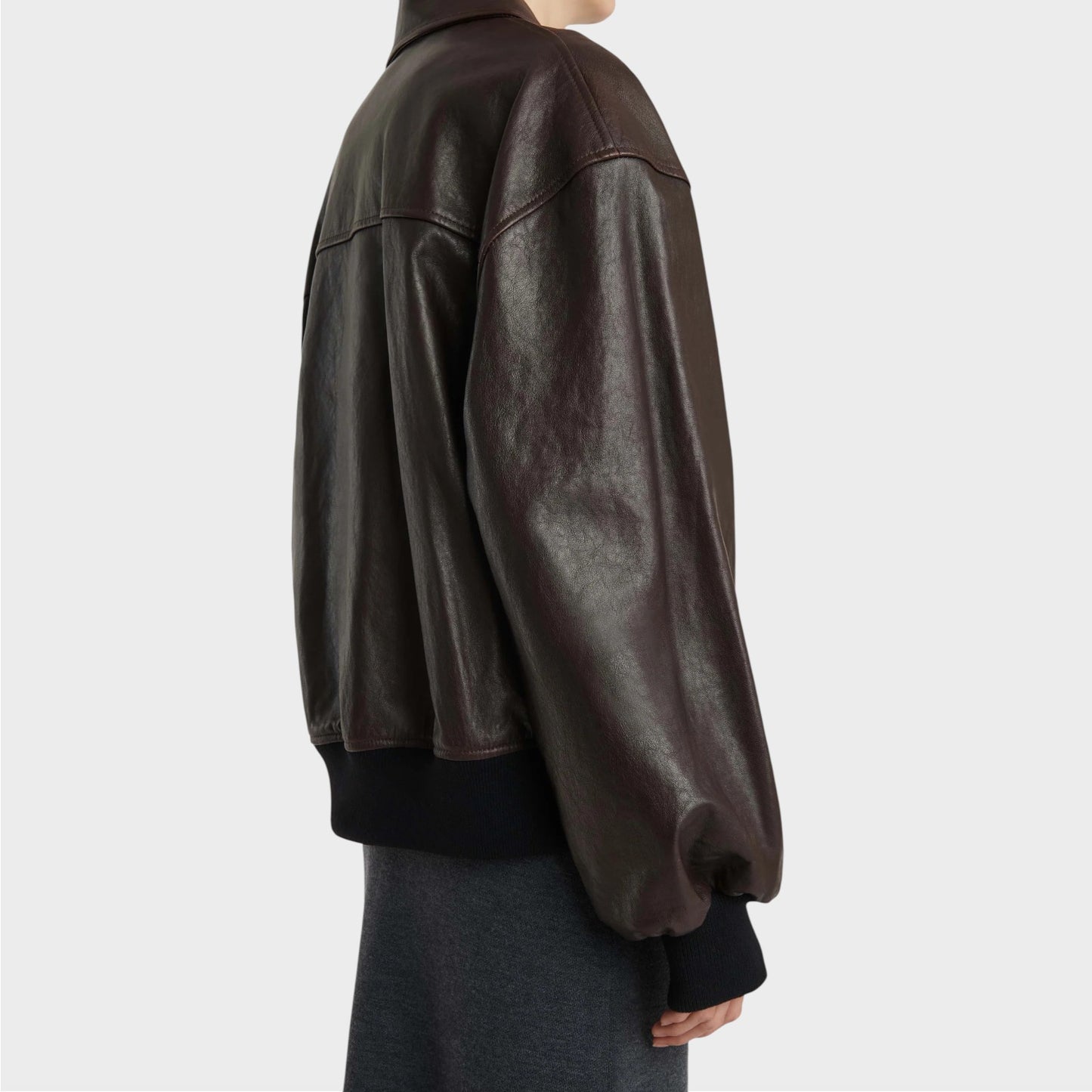 Khaite Shelman Leather Jacket