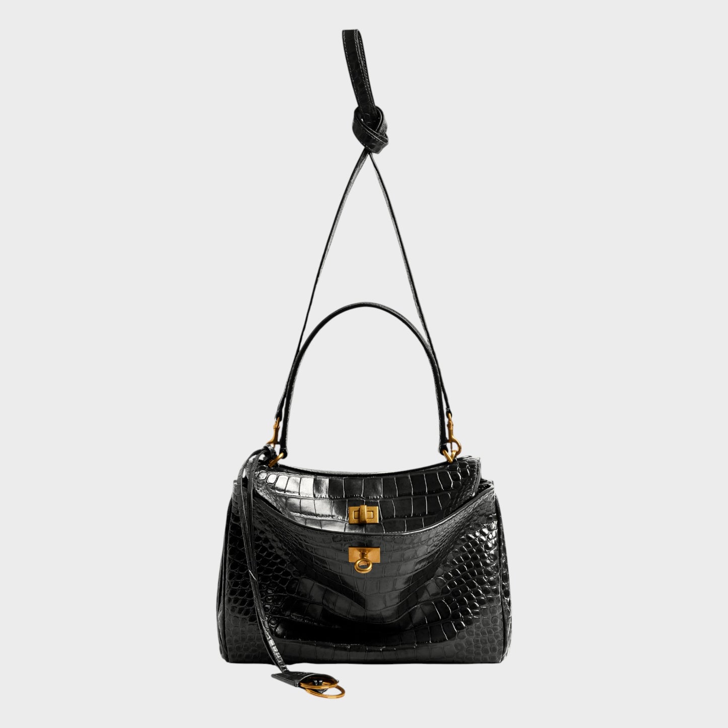 Balenciaga Medium Rodeo Croco Bag
