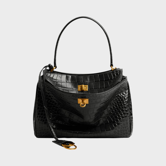 Balenciaga Medium Rodeo Croco Bag