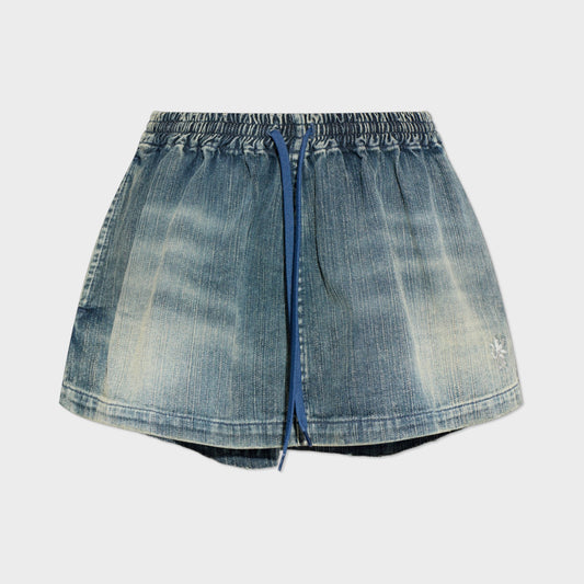 Balenciaga Denim Mini Skirt