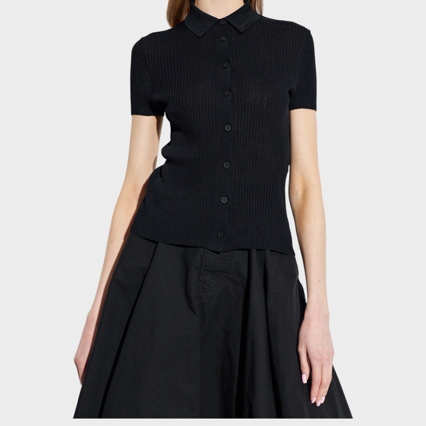 Balenciaga Ribbed Polo