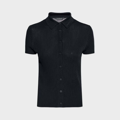Balenciaga Ribbed Polo