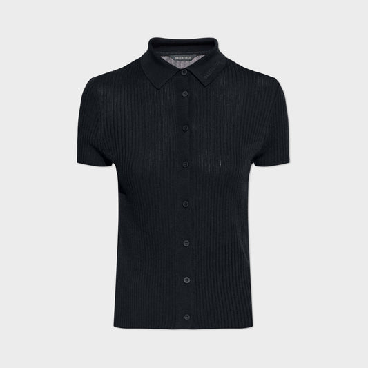 Balenciaga Ribbed Polo