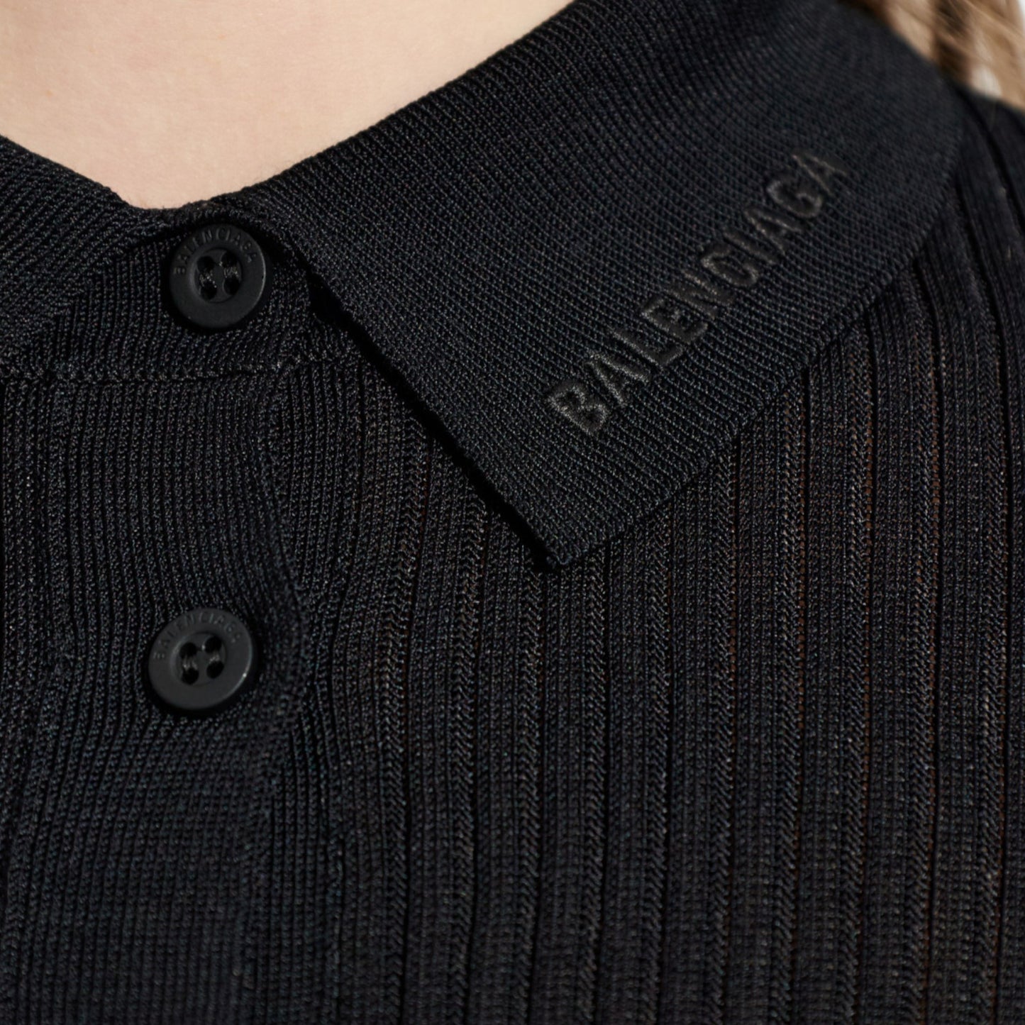 Balenciaga Ribbed Polo