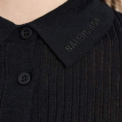 Balenciaga Ribbed Polo
