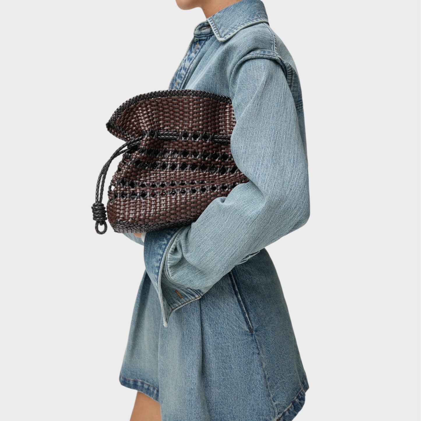 Loewe Woven Nappa Medium Flamenco Bag