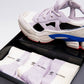 Raf Simons x Adidas Sneakers, Multi, RS Replicant Ozweego in White and Brown