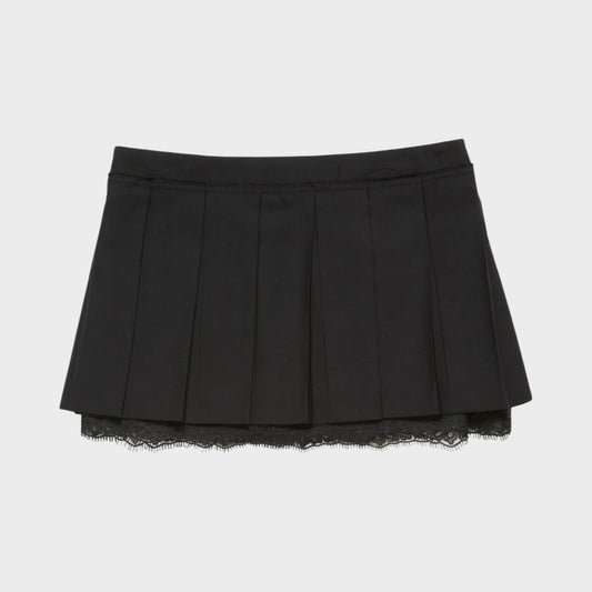 Acne Studios Lace Layered Mini Skirt